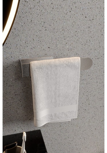 Zift Unique Paslanmaz Çelik Yapışkanlı Havluluk - Havlu Askısı 27 CM Krom