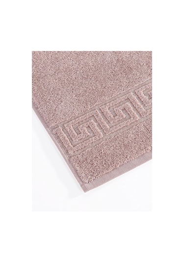 Pamuk Tekli Jakarlı Yumuşak Havlu Grek - 70 X 140 Pudra