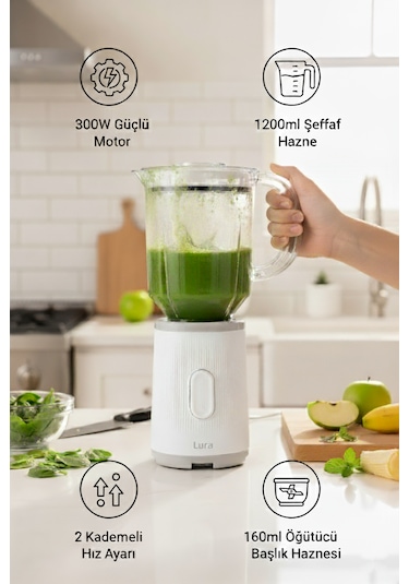 Lura 12R4 Mix 300 W Kişisel Blender