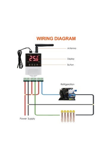 Conventions1 Ac110v-220v Dtc1201 Wifi Termostat Hümidistat