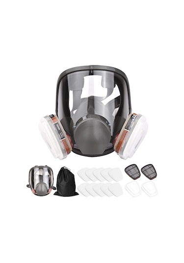 Jms 16'sı 1 Arada Yeniden Kullanılabilir Tam Yüz Maskesi