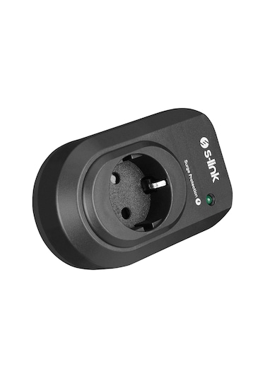 S-Link SL-06 16A 3500W 450 Joule Akım Korumalı Tekli Priz