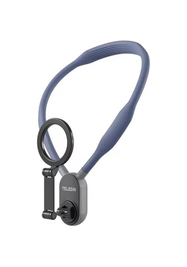 Manyetik Mobil Tutucu Boyun Asılı Telefon Standı Magsafe Boyun Asılı Braketi Grey -