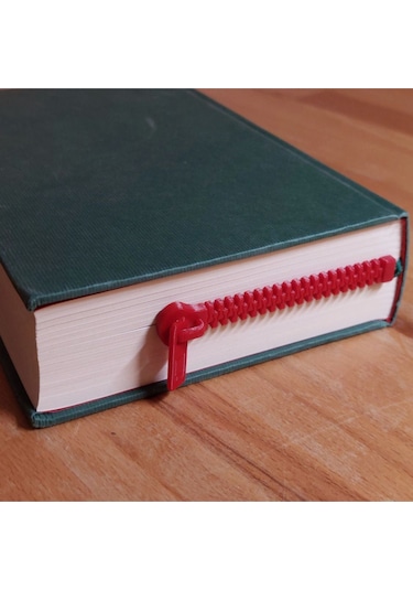 Fermuar Şeklinde Kitap Ayracı Şık