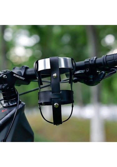 Sones Açık Hava Anti-sarsıntı Bisiklet Su Şişesi Tutucu Bisiklet Bardak Taşıyıcısı Siyah Ağ + Beyaz Tutucu