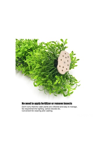 Moveevo Akvaryum Dekorasyonu Plastik Simülasyon Su Bitkisi - Canlı Görünüm, Renk Kaybı Olmaz, Su Kalitesine Etki Etmez, Temizliği Kolay