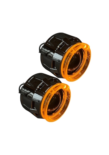 2.5 İnç Bi Xenon Mercek + C3 Model Turuncu Kapak