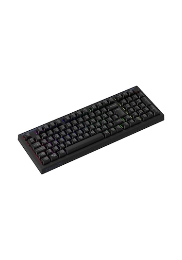 Machenike K1 Kablolu Membran Rgb Siyah Türkçe Q Gaming Klavye