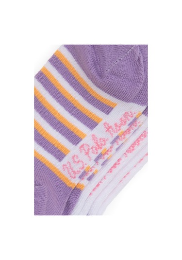 U.s. Polo Assn. Kız Çocuk Lila Çorap 50304459-vr034 Lila
