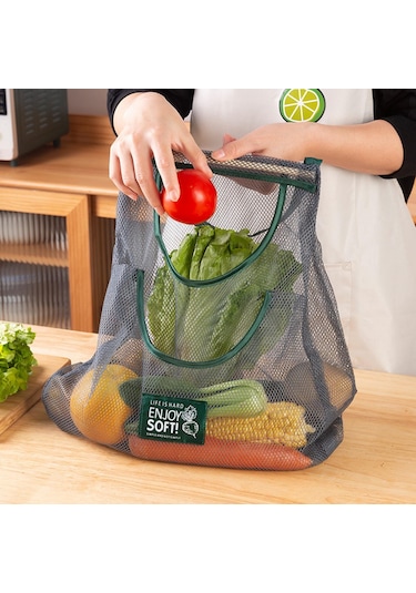 Suntek Meyve Sebze Mutfak Kamp A Için 3 Storag Mesh Çanta Ev Seti