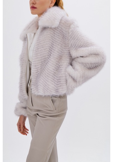 Valmenti Kadın Tekstil Mont 616 5212 Bn Pls Mont Sk24/25 Beyaz Kırcıllı Beyaz