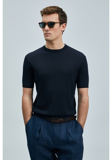 Lufian Erkek Spear Kazak 111090097 Koyu Lacivert Koyu Lacivert