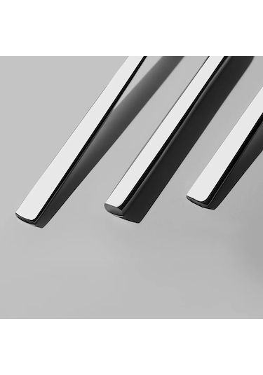 Nehir Dalyan Sade 12 Kişilik 84 Parça Kutulu Çatal Kaşık Bıçak Takımı Gümüş