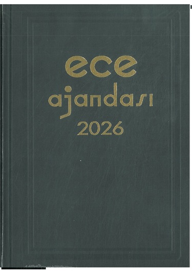 Ece 2026 Ticari Ajanda Anadolu Günlük Çizg 17x25 Siyah
