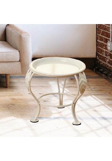 Saksı Standı Yuvarlak Destek Demir Sanat Succulents Açık Kapalı Bahçe Konteyner İçin Raf