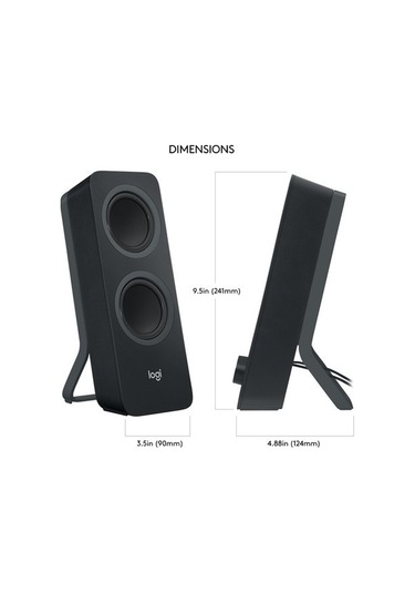 Logitech Z207 Bluetooth Speakers Siyah