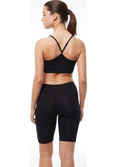 Malabadi Kadın Siyah Dizüstü Modal Tayt 112 SiYAH