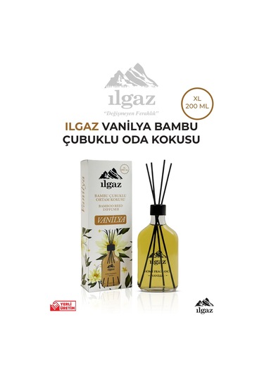 Vanilya Bambu Çubuklu Oda Kokusu 200 Ml Xl Red Diffuser Amber