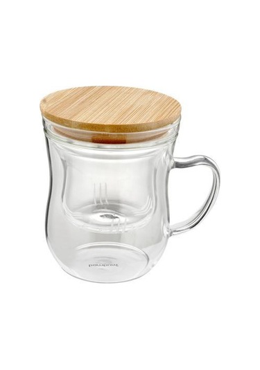 Brew - Süzgeçli Cam Çay Bardağı 400ml