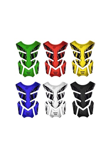 Gümüş Koruyucu Kapak Motosiklet Tankı Ped Koruyucu Alev Etiket 3d Tankpad Etiket Motosiklet Çıkartması