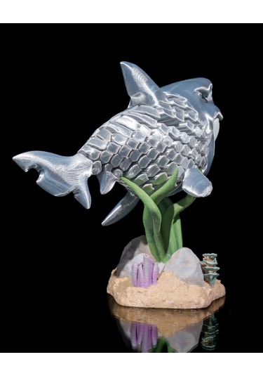 Hareketli Beyaz Köpek Balığı 16x9 Cm