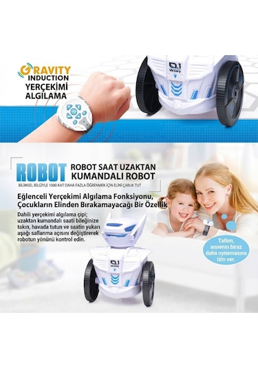Kendin Yap Stem V01 Montaj Robot Yerçekimi Sensörlü El Bandı Kumandalı Eğitici Oyuncak Robot