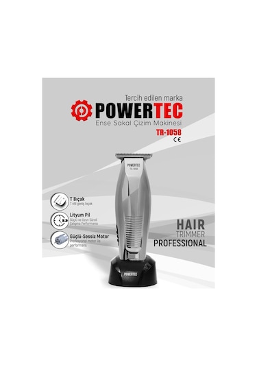 Powertec TR-1058 Saç ve Sakal Kesme Makinesi