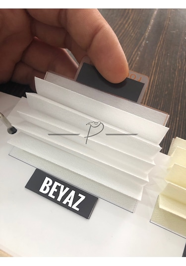 Plise Perde Cam Balkon Akordiyon Perde Sistemleri 11 Renk Seçeneği Çok Renkli