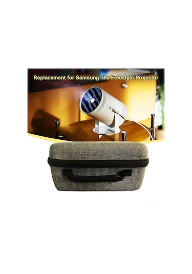 Hfambition Samsung Uyumlu Freestyle Taşınabilir Projeksiyon Çantası - Çok Amaçlı Çekmeli Nylon Kılıf