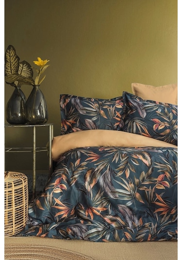 Calitta 210 Tc 83 Tel Dijital Pamuk Saten Nevresim Takımı Tek Kişilik