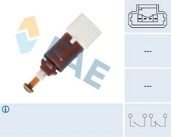 Fren Müşürü Renault Megane 2 2002 Clıo 3 2005 Kangoo 2 2008 Modus 2004 Sc Nıc 2 2004-2008 4 Fiş Beyaz 8200168238 A4155450009 4419587