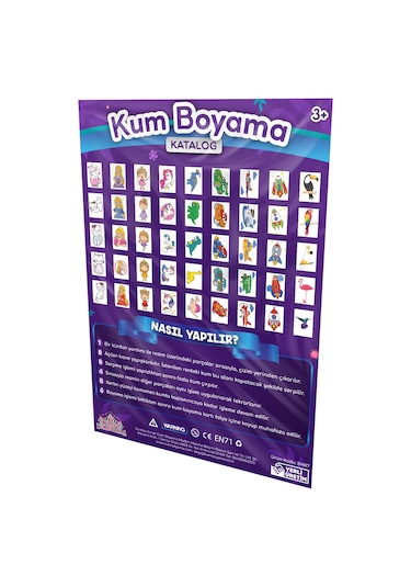 Canım Annem'E Kalpli Çiçekler Anneler Günü Özel Kum Boyama Akti