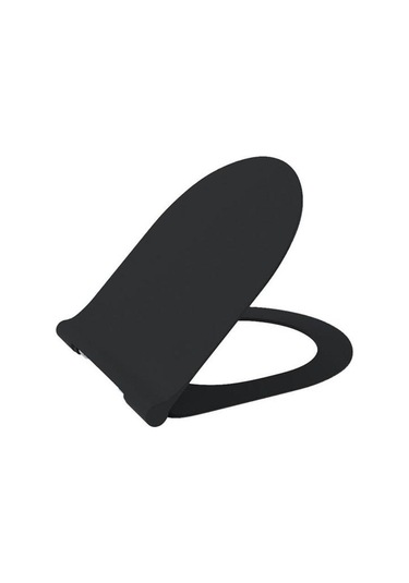 Bocchi Pure Slim Klozet Kapağı Yavaş Kapanır Parlak Siyah A0336 - 0