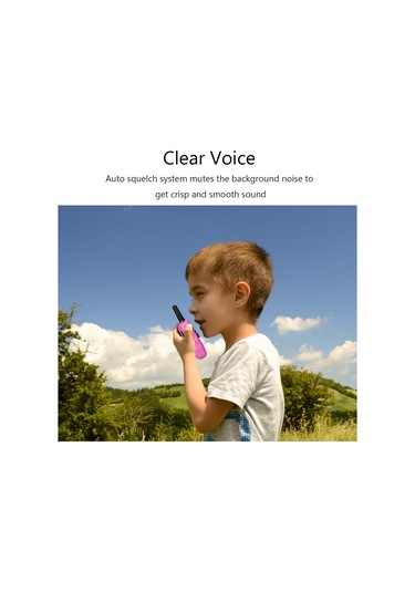 Tenfowee Kızıl Pembe 8 Kanal 3 Km Uzaklıkta Konuşan Radyo, Otomatik Gürültü Engelleme Vox Fonksiyonu, Kamp, Dağa Çıkma, Bisiklet Turu İçin, 0.5w Güç, Avrupa Frekansı Pil Yok