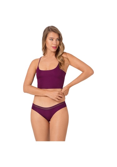 File Lastikli Lazer Kesim Bikini Külot 5'li Paket - 2 Asorti Çok Renkli