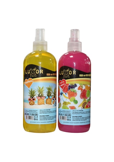 Luxor Kimya Tropikal ve Tutti Frutti Ev Oto Kokusu 2x400 ML