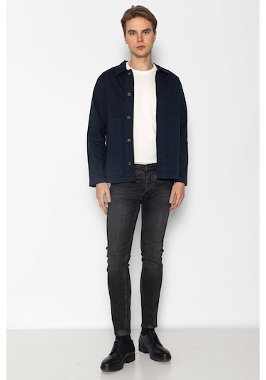 Cekmon Erkek Regular Fıt %100 Cotton İnce Gabardın Spor Ceket Lacivert