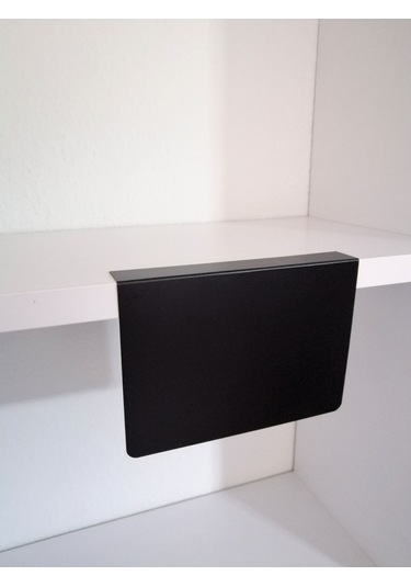 10 Adet Pvc Karatahta Siyah Etiket 14x10 Cm Yapışkanlı İsimlik