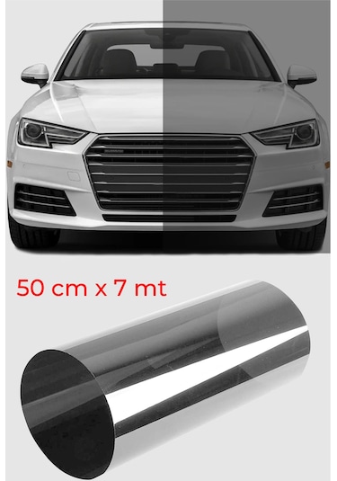 Cam Filmi Siyah Amerikan Çizilmez  Açık ton 50 CM x 7 M