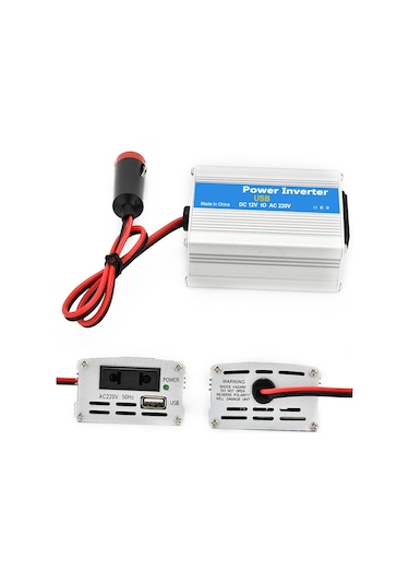 Yunboo 12v'den 220v'ye Dönüştürücü 100w Taşınabilir Araç Invertörü