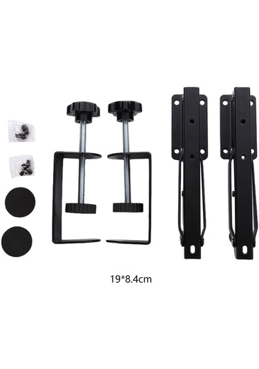 Homyl Klavye Tepsisi Kelepçesi Montajı, 0,5-9,5cm Ayarlanabilir