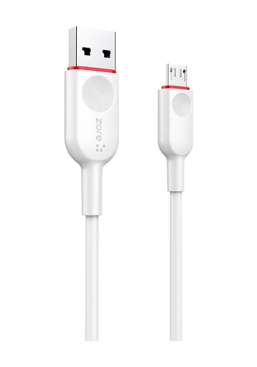 Alan Tech Vest Serisi V2 Micro 2 İn 1 Şarj Seti - Beyaz Beyaz