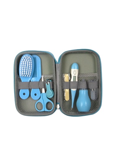 Samdoo Mavi Bebek Tırnak Kırıcı Ve Burun Emici C Modeli Kombinasyon Seti - Toksiksiz, Dayanıklı Anne Ve Çocuk Ürünü