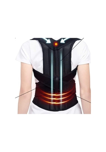 Dik Duruş Korsesi Kambur Önleyici Omuz Bel Sırt Korsesi Yelek