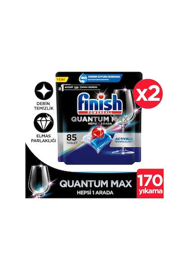 Finish Ultimate Hepsi Bir Arada Bulaşık Makinesi Deterjanı  2 x 85 Tablet
