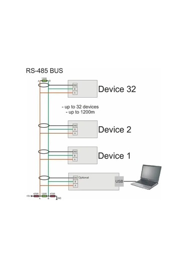 Usb To Rs485 Modül Ft232rl Otomatik Yön Kontrol Endüstriyel Tip Com Seri Port Sinyal Çevirici