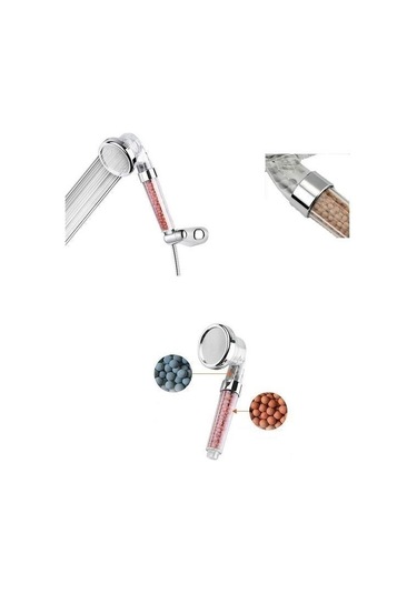 Banyo Keyfi İçin Su Tasarrufl Renk Değiştirir Led Işıklı Basınçlı Duş Başlığı Diğer