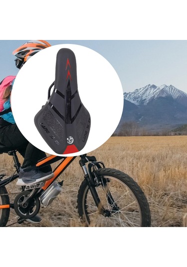 Suntek Çocuk Bisiklet Sele Evrensel Kaymaz Koltuk Minderi Kırmızı