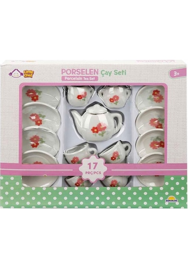 1002168 Porselen Çay Takımı 17 Parça -Sunman