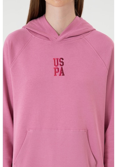 U.s. Polo Assn. Kadın Koyu Pembe Sweatshirt 50313611-vr167 Koyu Pembe